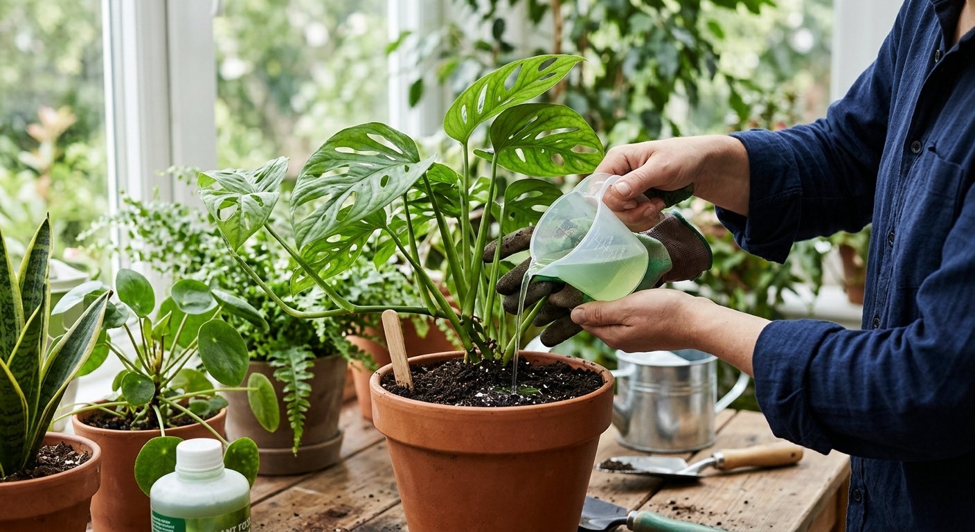 how to dose fertilizer for plants